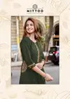 Vanyaa By Mittoo Dhabu Cotton Kurti With Bottom Wholesalers In Surat
